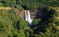 Wailua Falls near Lihue in Kauai Royalty Free Stock Photo