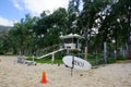 Waimanalo Beach Lifeguard Stand Royalty Free Stock Photo