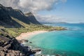 Waimanalo Beach Park HDR Royalty Free Stock Photo