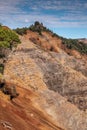 Closeup of part of Waimea Canyon, Kauai, Hawaii, USA Royalty Free Stock Photo