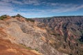 2 sides of Waimea Canyon, Kauai, Hawaii, USA Royalty Free Stock Photo