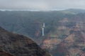 Waimea Canyon on Kauai, Hawaii, in winter after a major rainstorm Royalty Free Stock Photo