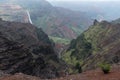 Waimea Canyon on Kauai, Hawaii, in winter Royalty Free Stock Photo