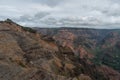 Waimea Canyon on Kauai, Hawaii, in winter Royalty Free Stock Photo