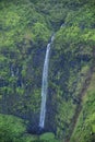 Waimea Canyon Waterfall, Kauai Royalty Free Stock Photo