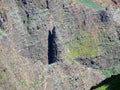 Stone needle in the Waimea Canyon on the island of Kauai, Hawaii Royalty Free Stock Photo