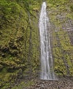 Waimoku Falls in Maui Hawaii Royalty Free Stock Photo