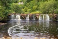 Wain Wath Falls, Swaledale, North Yorkshire Royalty Free Stock Photo