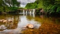 Wain Wath Force on the River Swale Royalty Free Stock Photo