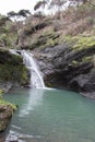 Wainamu waterfalls, West coast of North Island, New Zealand Royalty Free Stock Photo