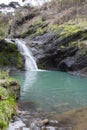 Wainamu waterfalls, West coast of North Island, New Zealand Royalty Free Stock Photo