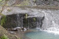 Wainamu waterfalls, West coast of North Island, New Zealand Royalty Free Stock Photo