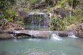 Wainamu waterfalls, West coast of North Island, New Zealand Royalty Free Stock Photo