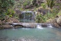 Wainamu waterfalls, West coast of North Island, New Zealand Royalty Free Stock Photo