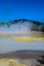 Wai-O-Tapu is an active geothermal area, Rotorua, New Zealand.