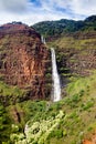 Waipoo Falls, Waimea Canyon, Kauai Royalty Free Stock Photo