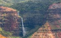 Waipoo Falls, Waimea Canyon Kauai, Hawaii Royalty Free Stock Photo