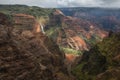 Waipoo Falls in Waimea Canyon, Kauai Royalty Free Stock Photo