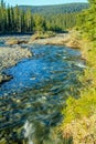 Waiprous Creek wanders through the park. North Ghost Provincial Recreation Area Alberta Canada