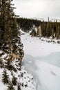 Waiprous creek in winter, Waiprous Provincial Recreation Area, Alberta, Canada