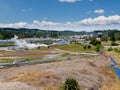 Wairakei geothermal power station in New Zealand