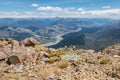 Wairau Valley and Southern Alps panorama, New Zealand Royalty Free Stock Photo