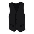 Waiscoat. Vector Cartoon Illustration of Vest