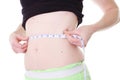 Waist measure Royalty Free Stock Photo