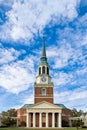 Wait Chapel on the Campus of Wake Forest University Royalty Free Stock Photo