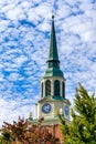 Wait Chapel on the Campus of Wake Forest University Royalty Free Stock Photo