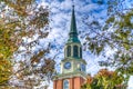 Wait Chapel on the Campus of Wake Forest University Royalty Free Stock Photo