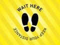 Wait Here 2 Royalty Free Stock Photo