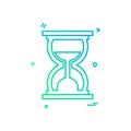 Wait icon design vector