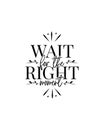 Wait for the right moment, vector Royalty Free Stock Photo