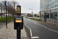 Wait signal at a typical pedestrian crossing in UK