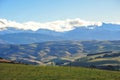 Waitaki Valley mountains in New Zealand