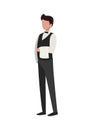 waiter catering service character