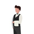 waiter catering service character