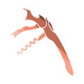 Waiter corkscrew icon