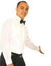 Waiter Offering Place To Sit