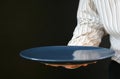 Waiter plate Royalty Free Stock Photo
