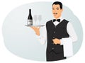 Waiter Royalty Free Stock Photo