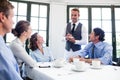 Waiter taking an order Royalty Free Stock Photo