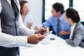 Waiter taking an order Royalty Free Stock Photo