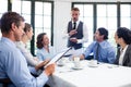 Waiter taking an order Royalty Free Stock Photo