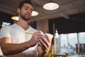 Waiter taking order Royalty Free Stock Photo