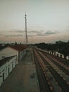 WAITING IN BALAPAN SOLO STATION INDONESIA