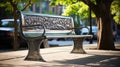 waiting bus bench