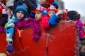 Waiting Children, Feast of the Three Kings Royalty Free Stock Photo