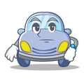 Waiting cute car character cartoon